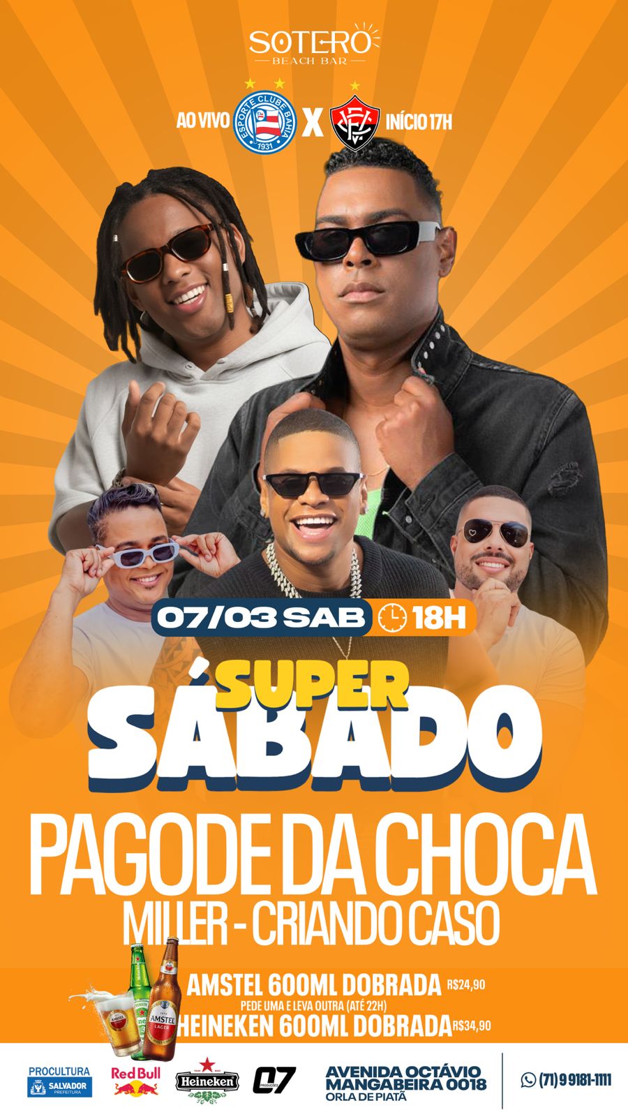 Super Sábado no Soterô Beach Bar